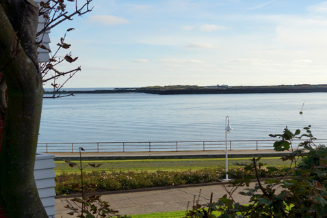 Seeblick zur Düne aus dem Appartment Hilligen Lunn 2